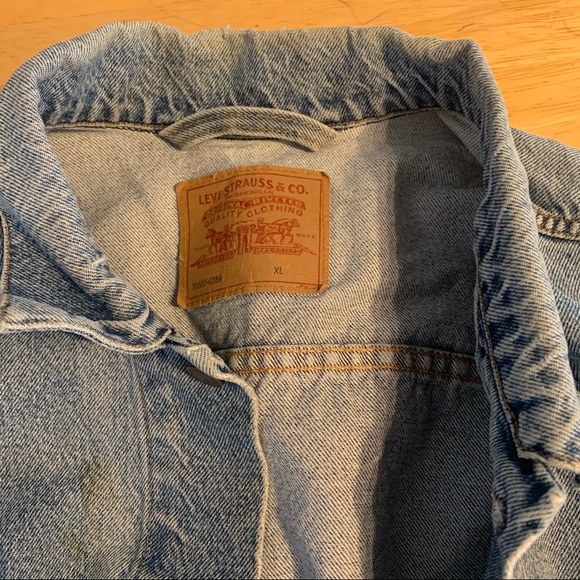 Levis XL USA 90s Trucker Jacket Faded 70507-0389 - Picture 14 of 15